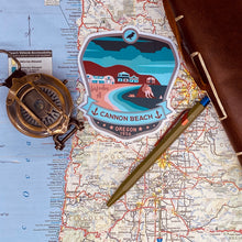 Load image into Gallery viewer, Cannon Beach Oregon - 4" Vinyl Sticker