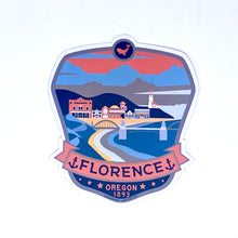 Load image into Gallery viewer, Florence Oregon - 4" Vinyl Sticker