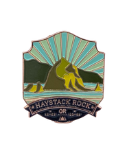 Load image into Gallery viewer, Haystack Rock - Large Enamel Pin