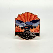 Load image into Gallery viewer, Lake Chelan, Washington - Large Enamel Pin