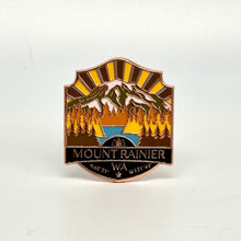 Load image into Gallery viewer, Mount Rainier, Washington - Large Enamel Pin