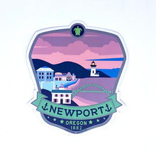 Load image into Gallery viewer, Newport Oregon - 4" Vinyl Sticker