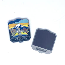 Load image into Gallery viewer, Olympia Washington - Enamel Magnet