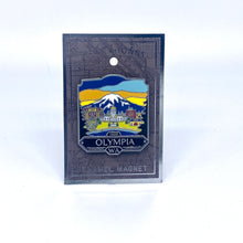 Load image into Gallery viewer, Olympia Washington - Enamel Magnet