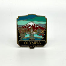 Load image into Gallery viewer, Olympia Washington - Large Enamel Pin