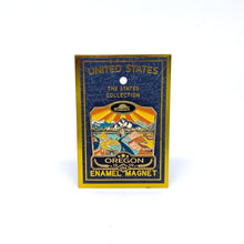 Load image into Gallery viewer, State of Oregon Enamel Magnet - United States Collection