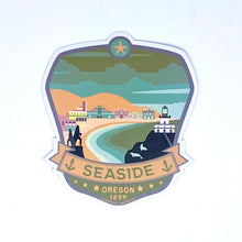 Load image into Gallery viewer, Seaside Oregon - 4" Vinyl Sticker