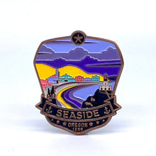 Load image into Gallery viewer, Seaside Oregon - Enamel Magnet