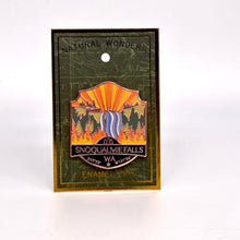 Load image into Gallery viewer, Snoqualmie Falls, Washington - Large Enamel Pin