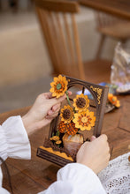Load image into Gallery viewer, 3D Wooden Puzzle: Golden Sunflower
