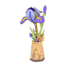 Load image into Gallery viewer, Rowood Purple Iris 3D Wooden Puzzle

