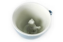 Load image into Gallery viewer, Ceramic SEA OTTER Surprise Mug Gift (11 oz.- Wedgwood Blue): Wedgewood blue
