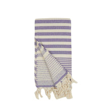 Load image into Gallery viewer, Andalusya Turkish Towels Summer Bath Beach Pool Terrybacking: Egean Blue
