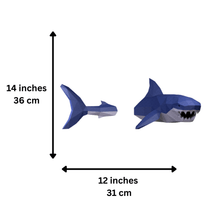 Load image into Gallery viewer, Shark Origami Wall Art
