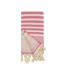 Load image into Gallery viewer, Andalusya Turkish Towels Summer Bath Beach Pool Terrybacking: Egean Blue
