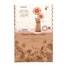 Load image into Gallery viewer, Rowood Light Orange Gerbera 3D Wooden Puzzle
