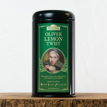 Load image into Gallery viewer, Oliver Lemon Twist - Charles Dickens Loose Tea Tin: Gold
