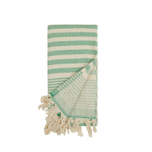 Load image into Gallery viewer, Andalusya Turkish Towels Summer Bath Beach Pool Terrybacking: Egean Blue
