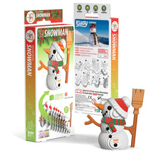 Load image into Gallery viewer, EUGY Snowman 3D Puzzle
