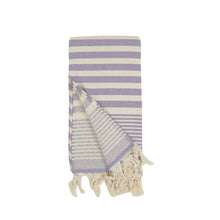 Load image into Gallery viewer, Andalusya Turkish Towels Summer Bath Beach Pool Terrybacking: Egean Blue
