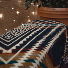 Load image into Gallery viewer, Achuar Blanket - Dark Navy - Beyond Borders
