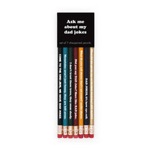 Load image into Gallery viewer, Ask Me About My Dad Jokes Pencil Set
