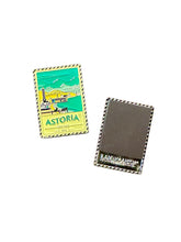 Load image into Gallery viewer, Astoria Oregon - Enamel Postcard Magnet
