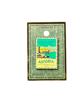 Load image into Gallery viewer, Astoria Oregon - Enamel Postcard Magnet
