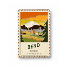 Load image into Gallery viewer, Bend - Enamel Postcard Magnet
