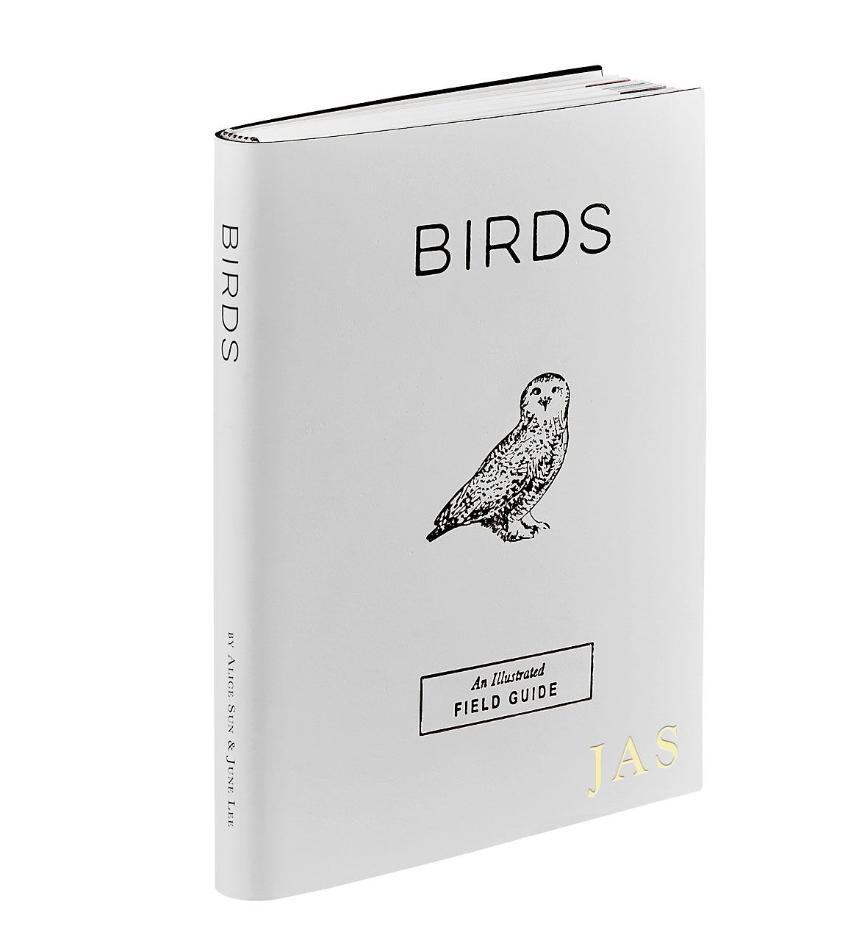 Birds - White Leather Bound