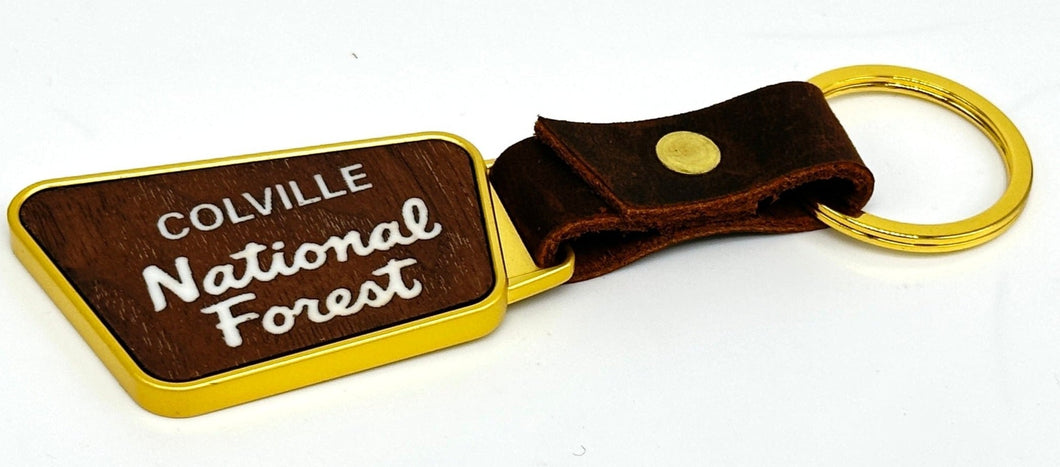 Colville National Forest Keychain
