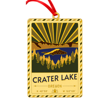 Load image into Gallery viewer, Crater Lake - Postcard Ornament
