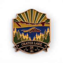 Load image into Gallery viewer, Crater Lake Oregon - Enamel Magnet
