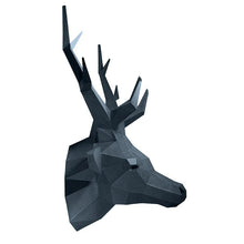 Load image into Gallery viewer, Deer Head Origami Wall Art - Grey Sapphire Limited Edition

