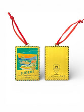 Load image into Gallery viewer, Eugene, Oregon - Postcard Ornament
