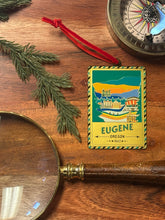 Load image into Gallery viewer, Eugene, Oregon - Postcard Ornament
