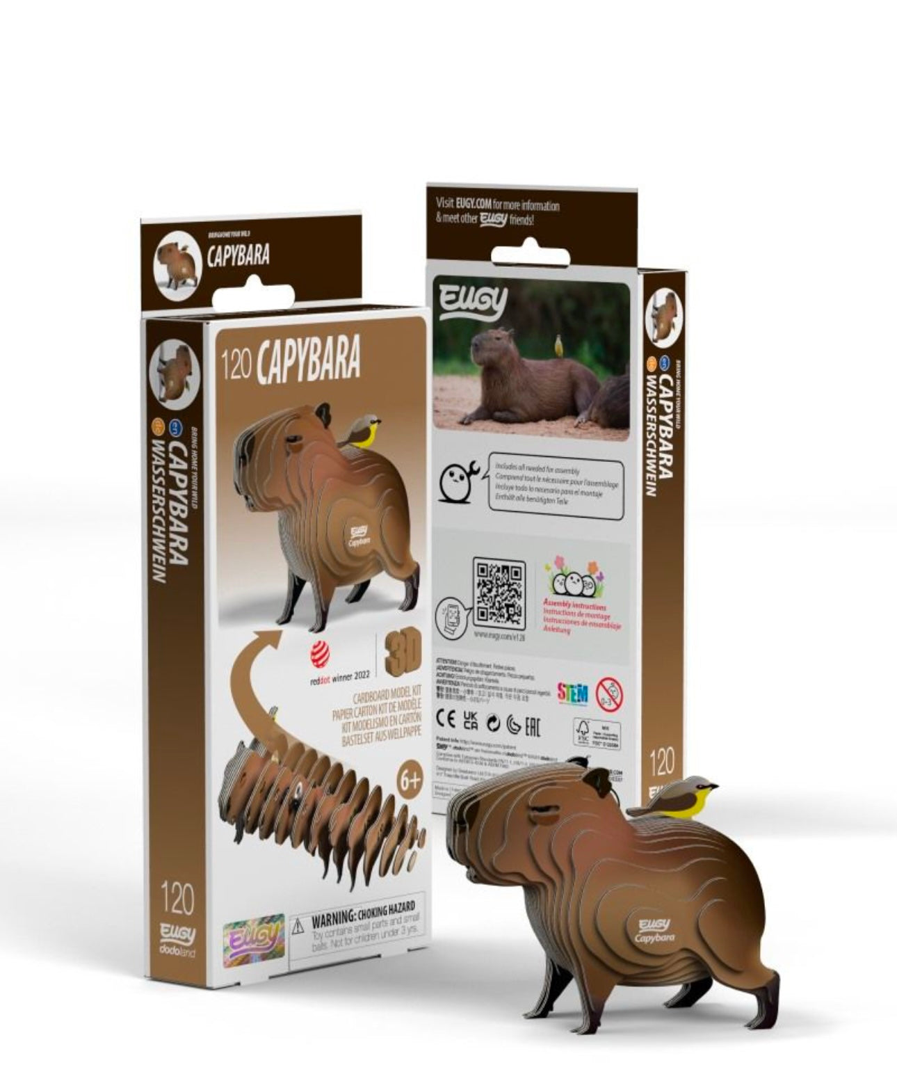Eugy 3D Capybara Puzzle – Landmarks Unlimited