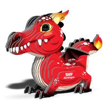 Load image into Gallery viewer, Eugy 3D Red Dragon Puzzle
