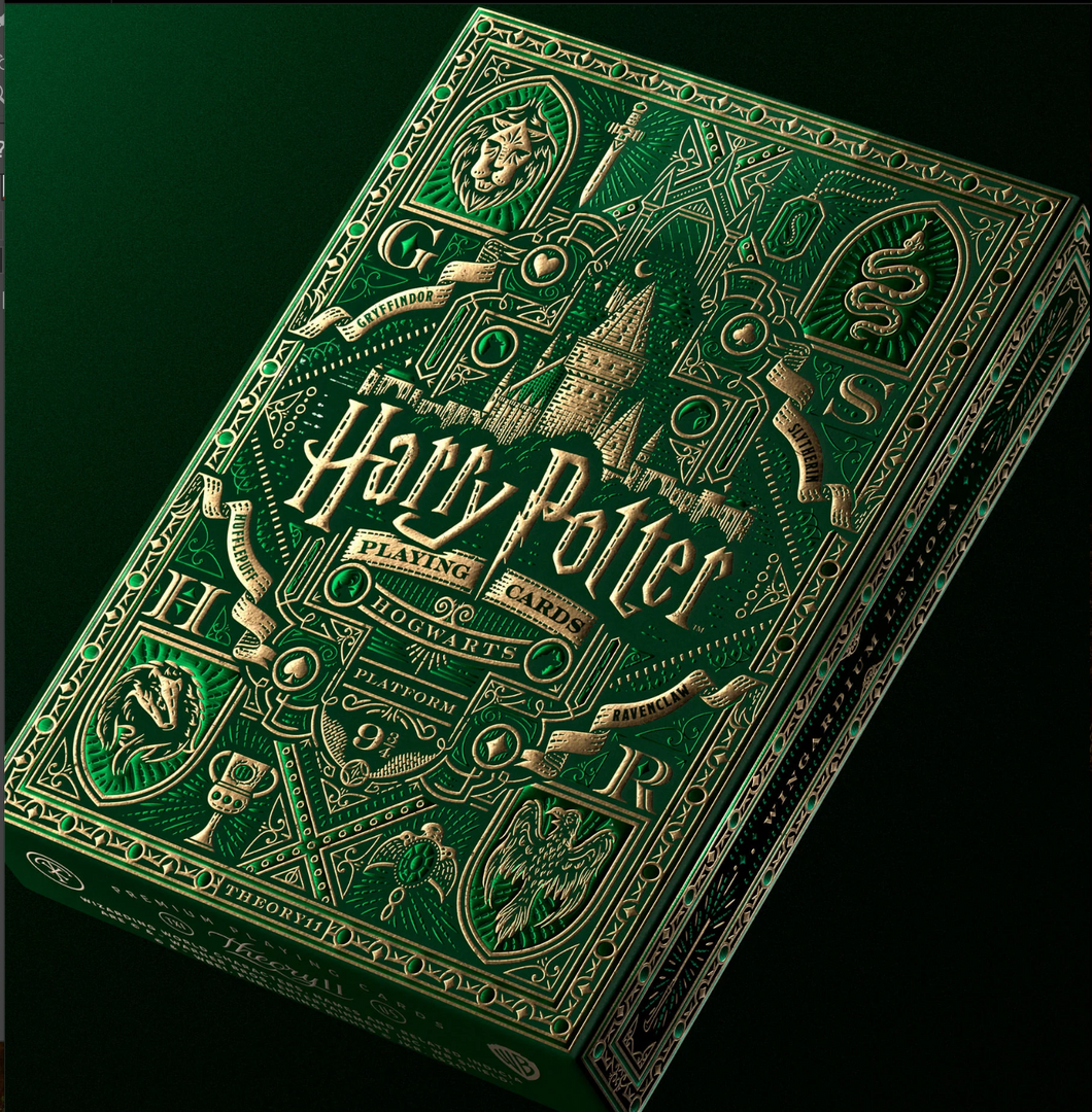 Harry Potter Playing Cards GREEN (Slytherin)