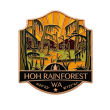 Load image into Gallery viewer, Hoh Rainforest Washington - Enamel Magnet
