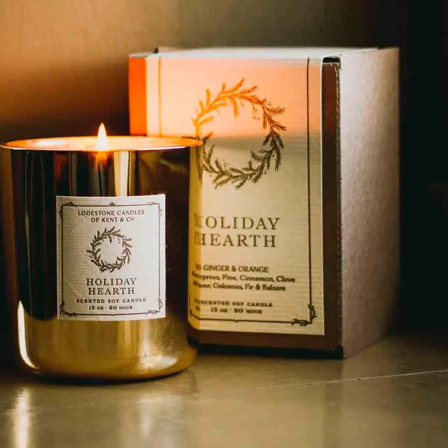 Holiday Hearth - Large -  Luxury Soy Candle