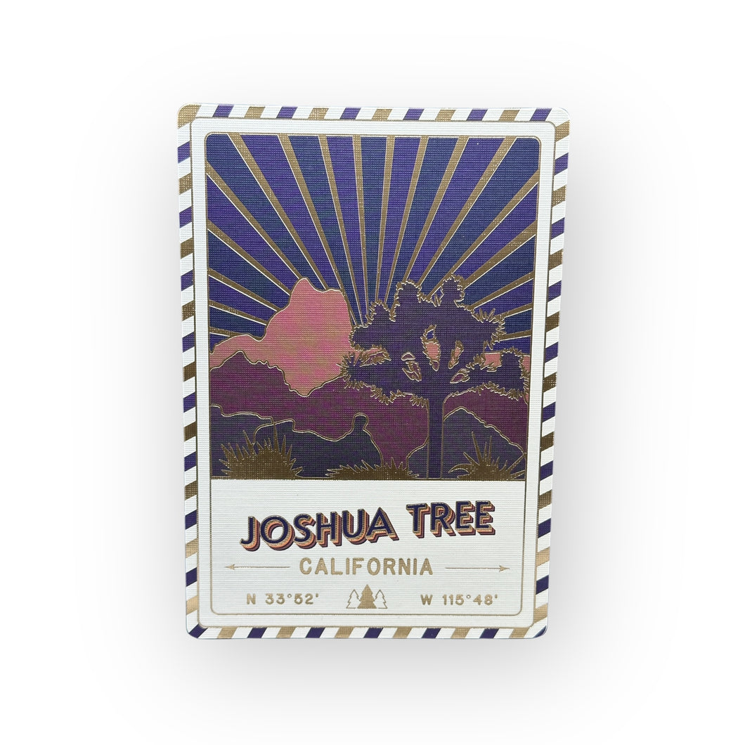 Joshua Tree California - Postcard - Textured Foil