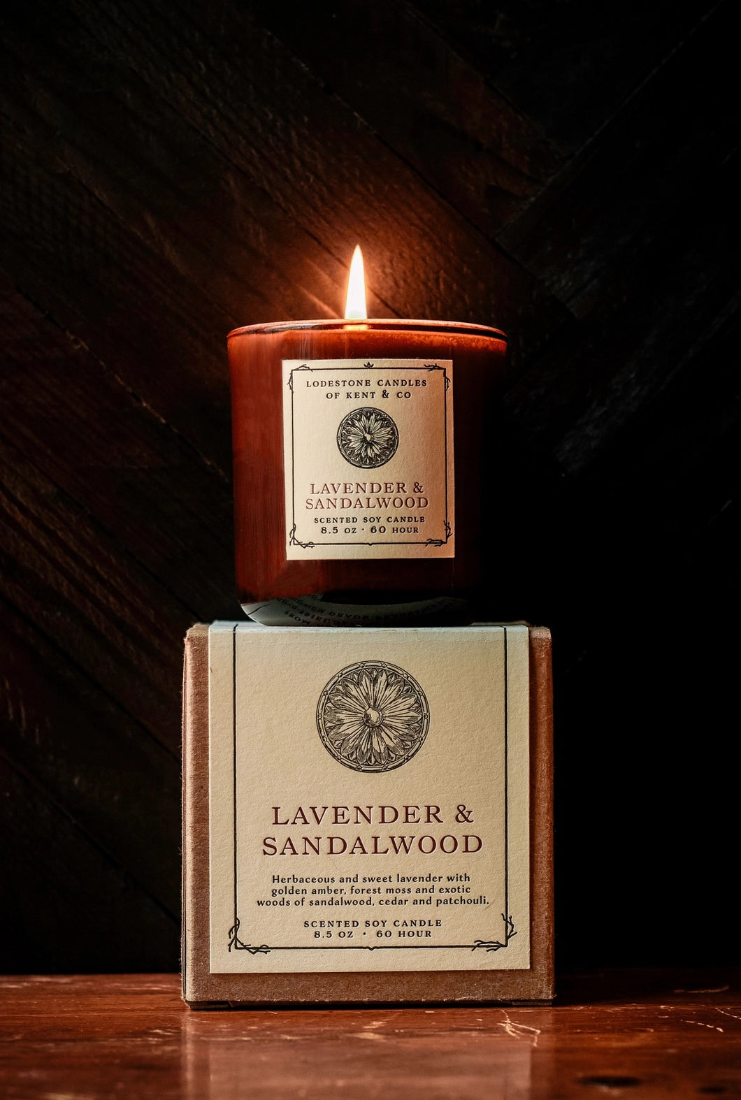 Lavender and Sandalwood | Luxury Soy Candle