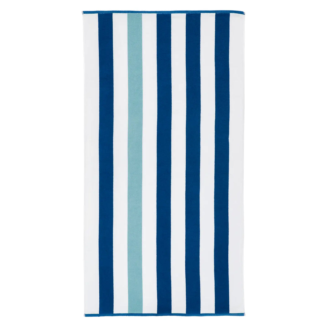 Marine Blue & Sea Glass Laguna Beach Towel