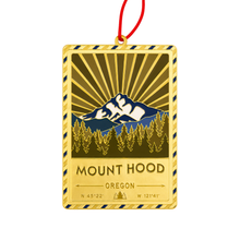 Load image into Gallery viewer, Mount Hood - Postcard Ornament
