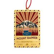 Load image into Gallery viewer, Mount Rainier, Washington - Postcard Ornament
