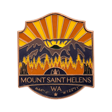 Load image into Gallery viewer, Mount Saint Helens Washington - Enamel Magnet
