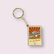 Load image into Gallery viewer, Mount Bachelor Oregon - Enamel Postcard Keychain
