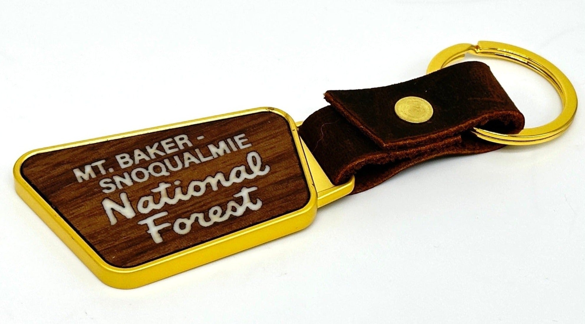 Baker Key Chain Baker - Snoqualmie National Forest Keychain – Landmarks Unlimited