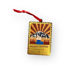 Load image into Gallery viewer, Mount Rainier, Washington - Postcard Ornament
